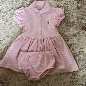Ralph Lauren baby dress with bloomer